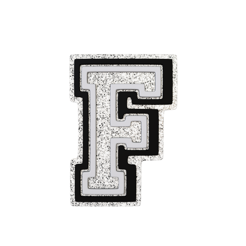 Budz | Silver Letter F